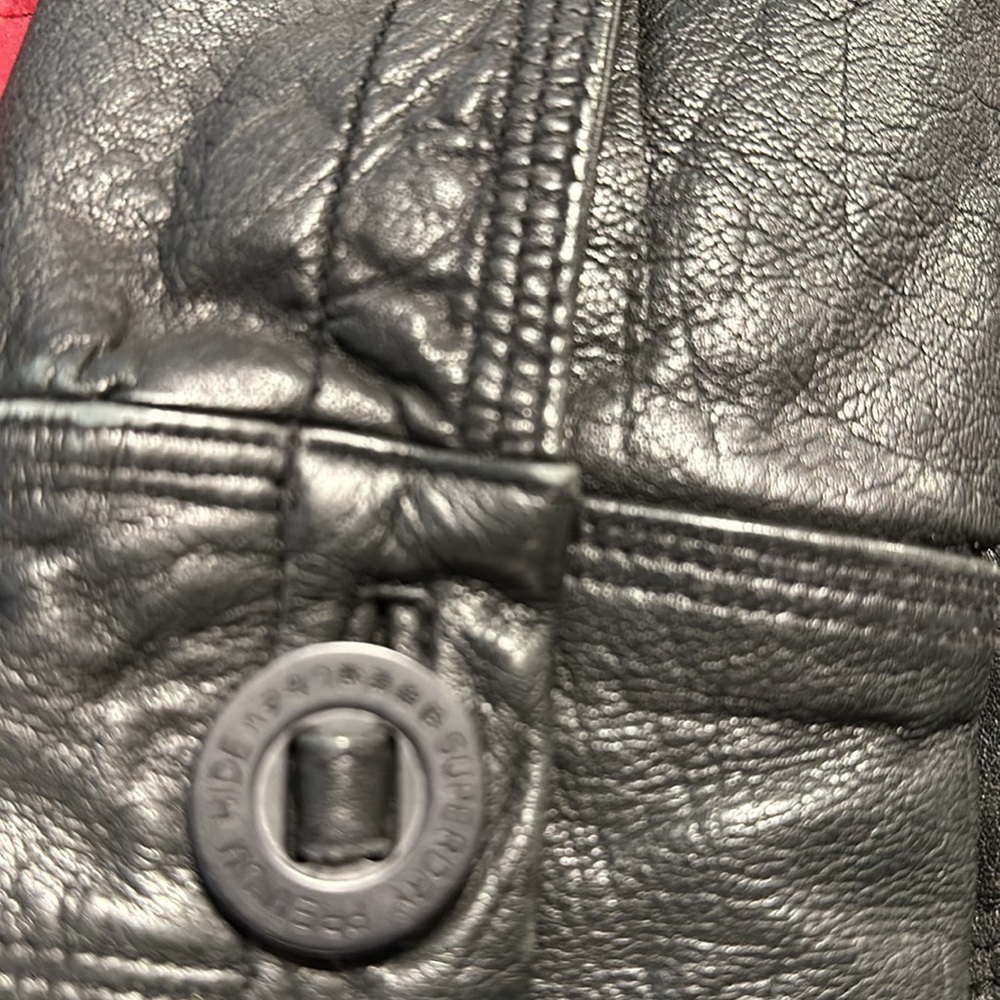 Superdry ‘Ryan’ Leather Bumberjacket Perfect Cond… - image 8